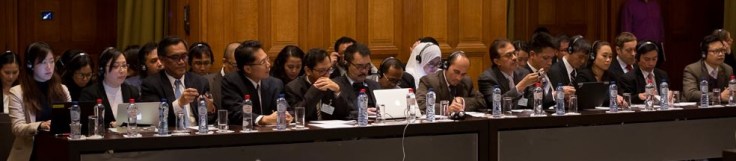 Photograph from Merits Hearing - November 2015 - Members of Observer Delegations