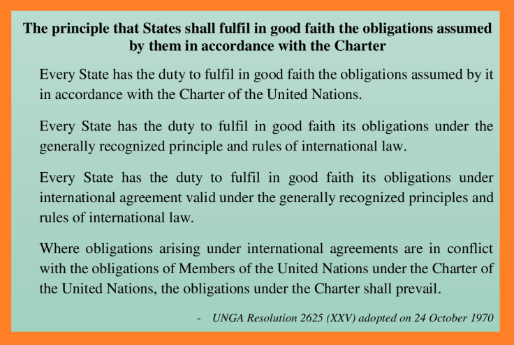 VCLT pacta sunt servanda