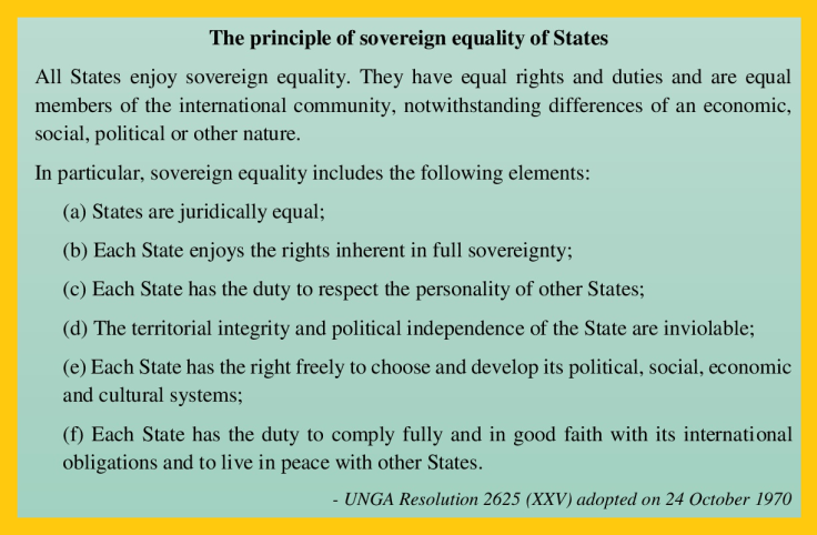 sovereign equality